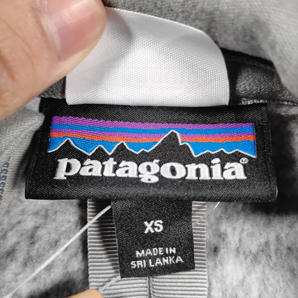 Patagonia Womens Better Sweater Vest Birch White Grey Full Zip Fleece XS 25887 - Picture 6 of 15